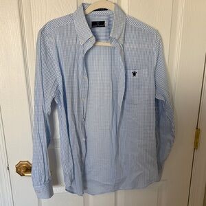 Simply Southern Light Blue Gingham Shirt